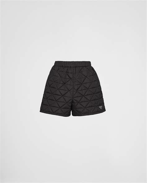 prada green shorts|prada longline shorts.